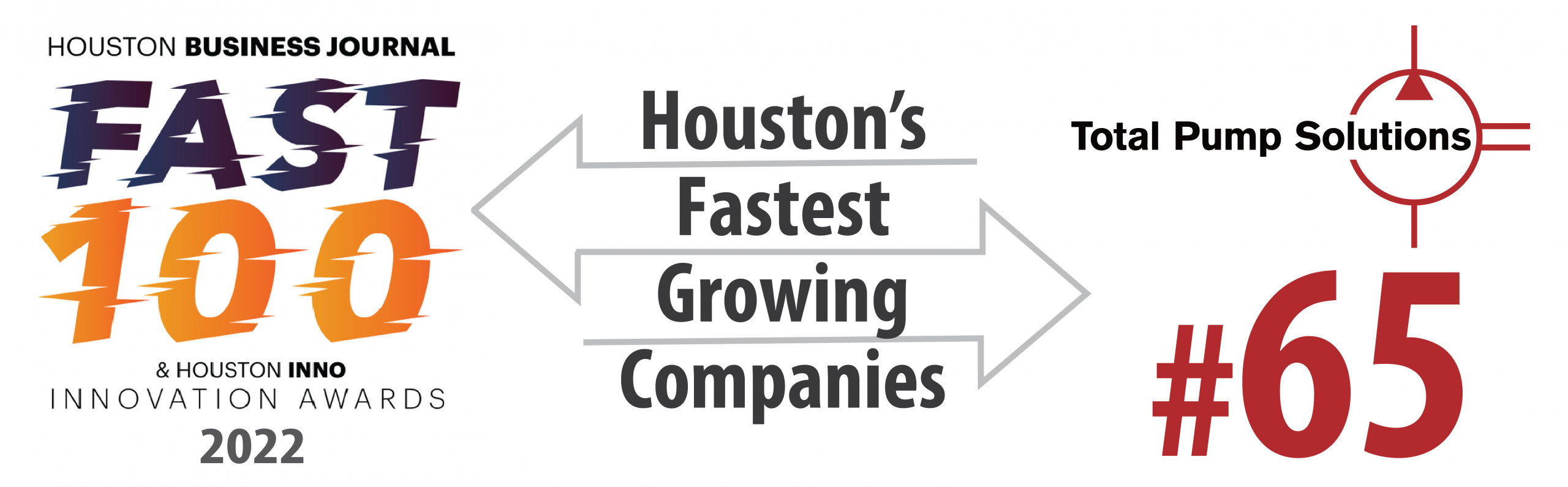 Total Pump Solutions Recognized for the Third Consecutive Year on the 2022 Houston Business Journal Fast 100